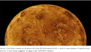 Venus crust